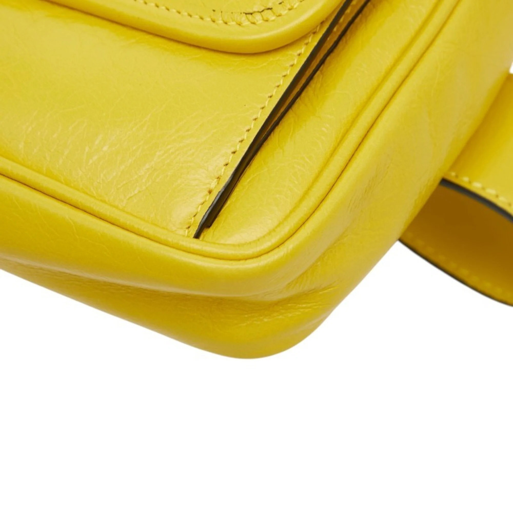 GUCCI Yellow Leather Fanny Pack - Picture 5 of 12